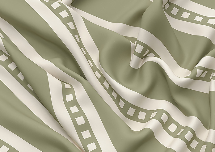 The British Stripe Co. Edgar, Derwent No.1 - Twist&Fit Roman Blind - Image 4